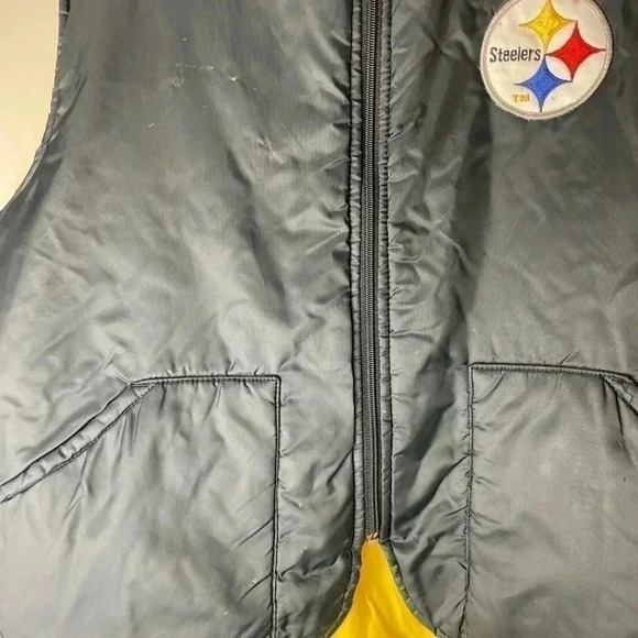 Vintage NFL Pittsburgh Steelers Logo Vest  Medium - Picture 4 of 5